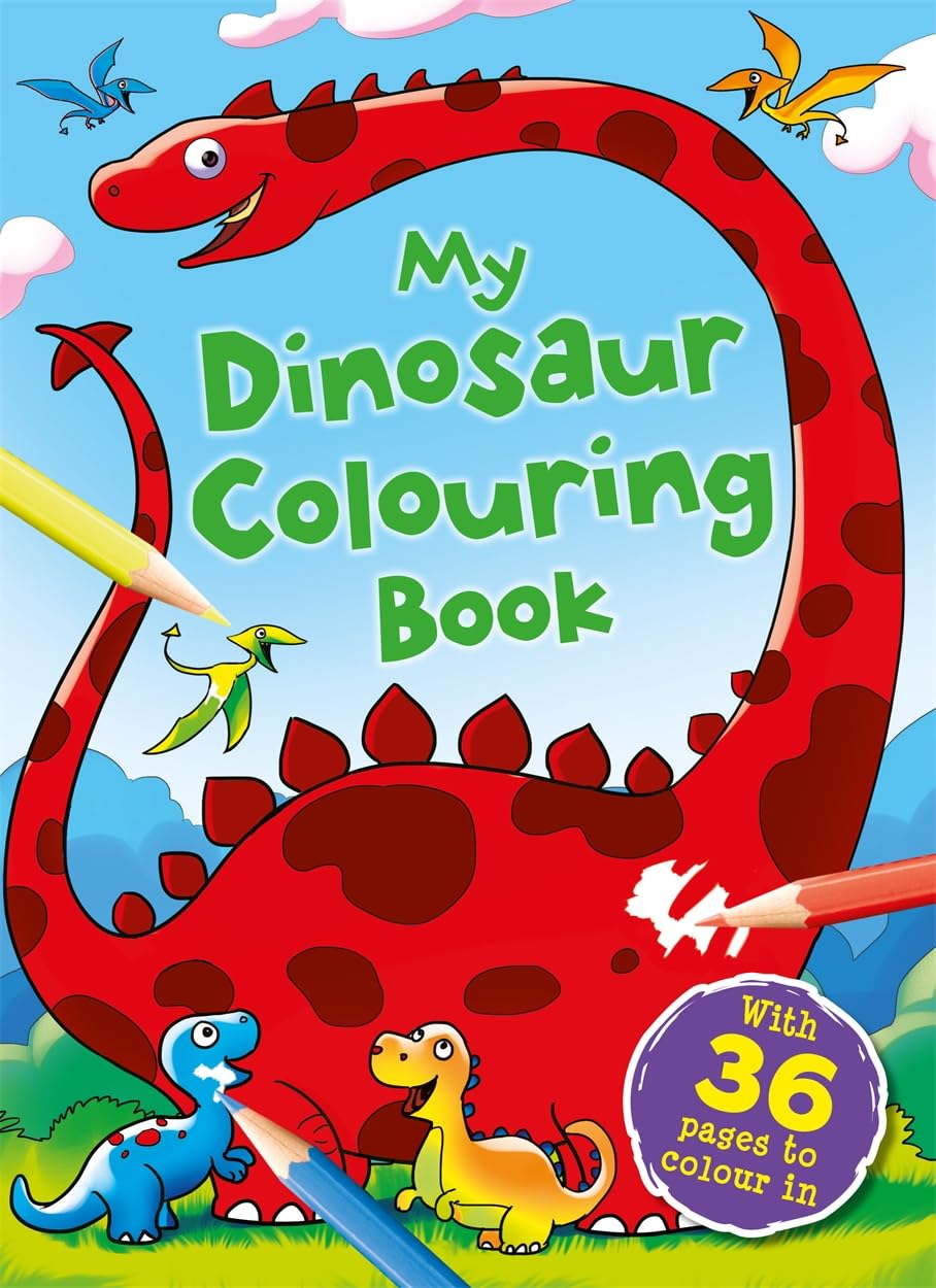 My Dinosaur Colouring Book (Paperback)