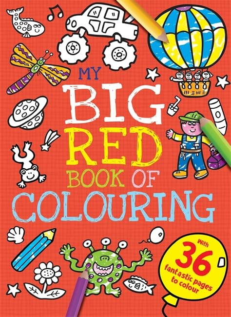 My Big Red Book Of Colouring (Paperback)