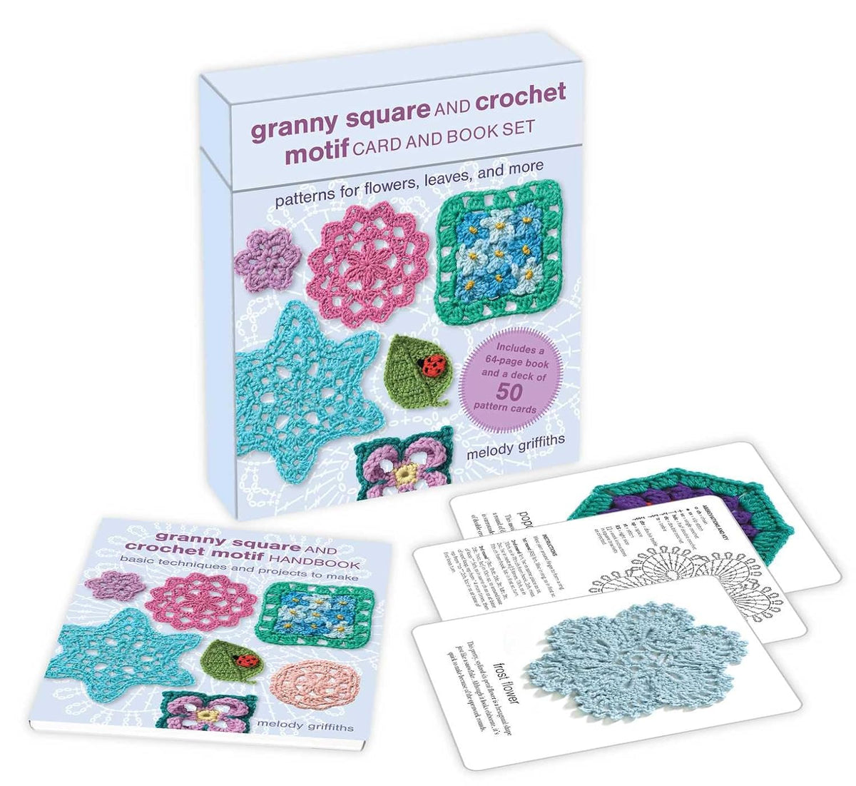 Granny Square And Crochet Motif Card And Book Set (Paperback)