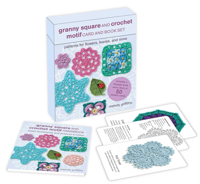 Granny Square And Crochet Motif Card And Book Set (Paperback)