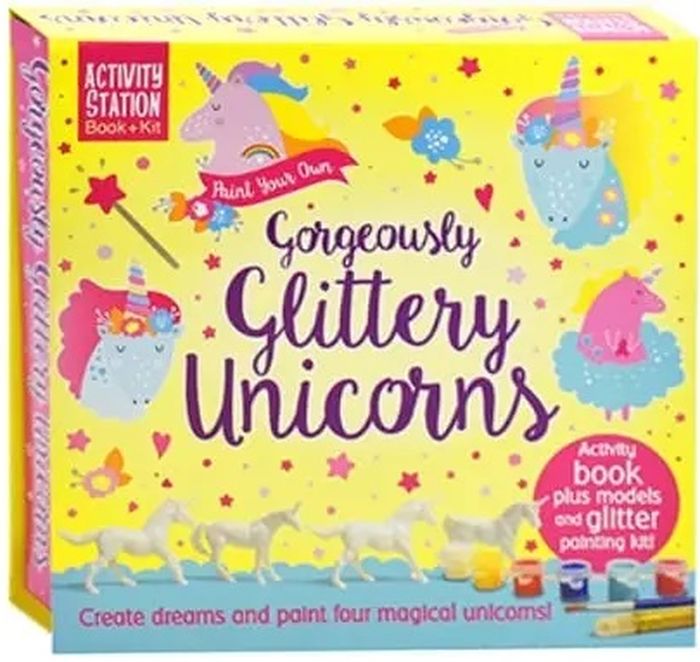 Paint Your Own Gorgeously Glittery Unicorns