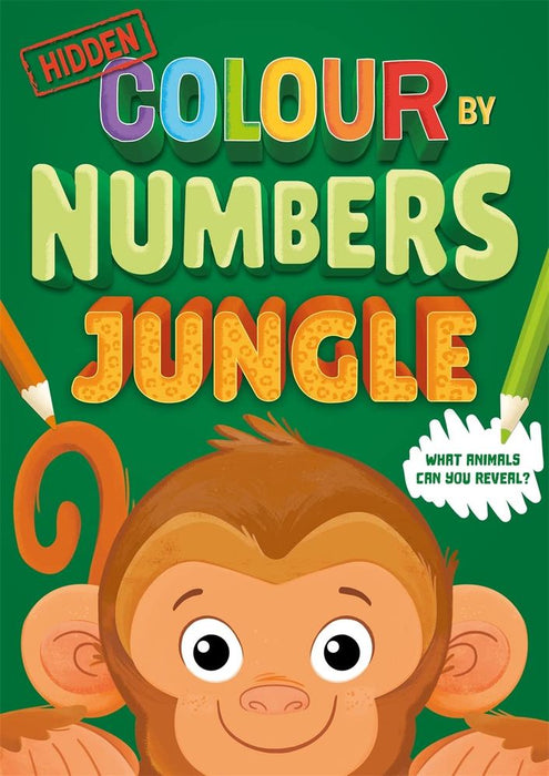 Hidden Colour By Numbers: Jungle (Paperback)