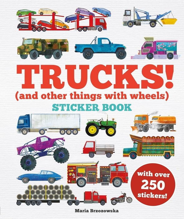 Trucks! Sticker Book (paperback)