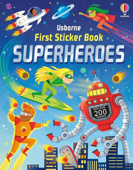 First Sticker Book: Superheroes (Paperback)