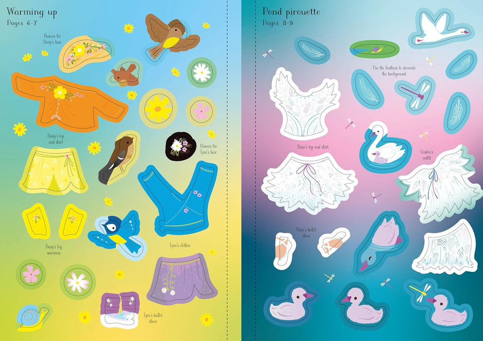 Little Sticker Dolly Dressing: Ballet Fairies (Paperback)