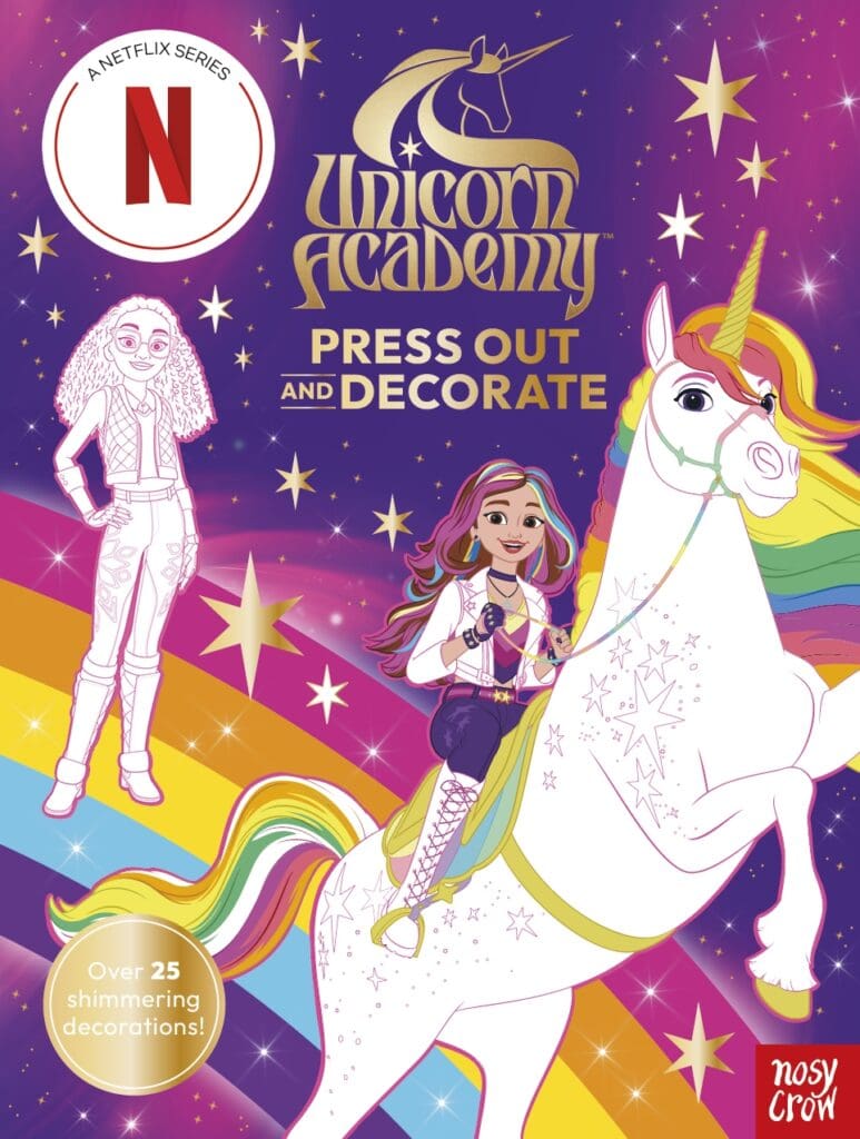 Unicorn Academy: Press Out and Decorate (Board Book)