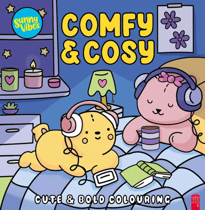 Sunny Vibes Colouring: Comfy & Cosy (Paperback)