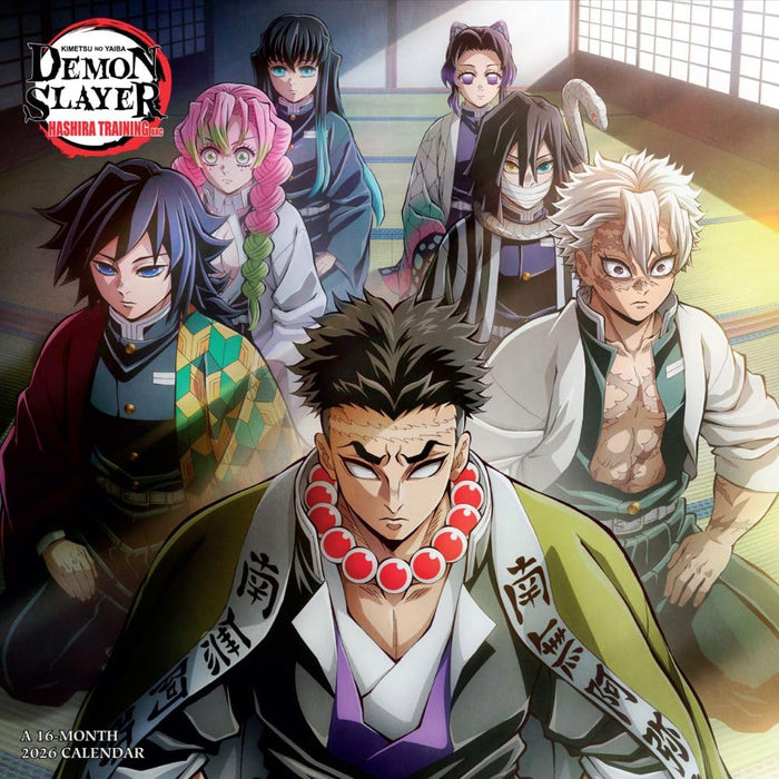 Demon Slayer Square Calendar 2026
