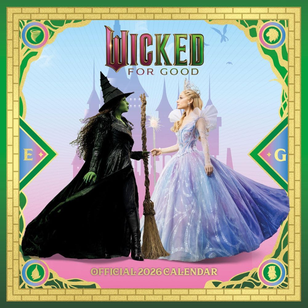 Wicked For Good Calendar Square 2026