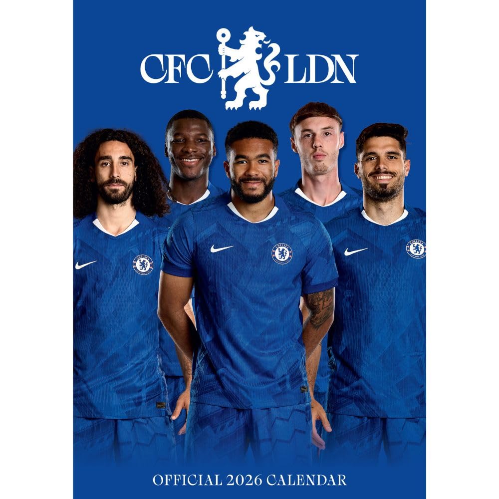 Official Chelsea FC 2026 A3 Calendar