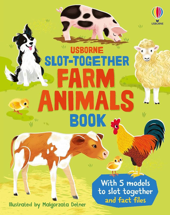 Usborne Slot-Together Farm Animals Book (Board Book)