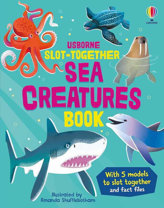 Usborne Slot-Together Sea Creatures Book (Board Books)