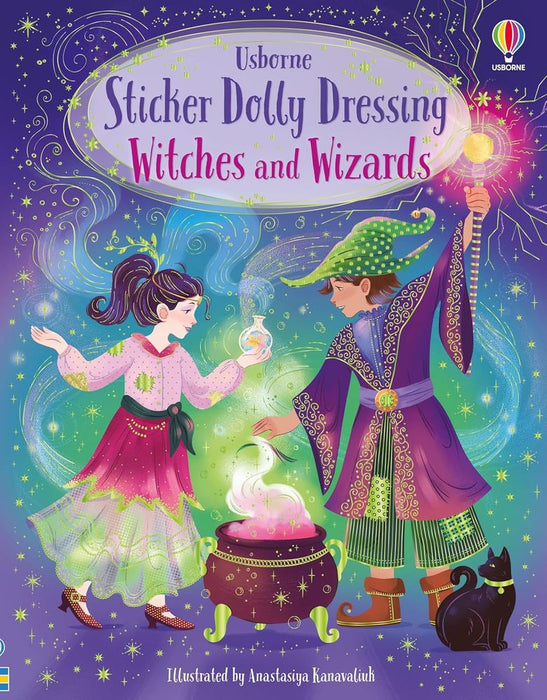 Sticker Dolly Dressing: Witches & Wizards (Paperback)