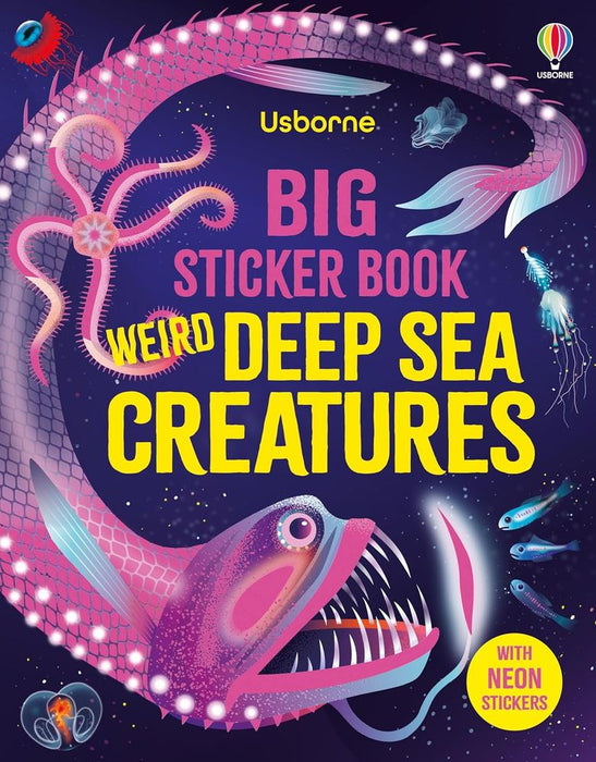 Big Sticker Book: Weird Deep Sea Creatures (Paperback)