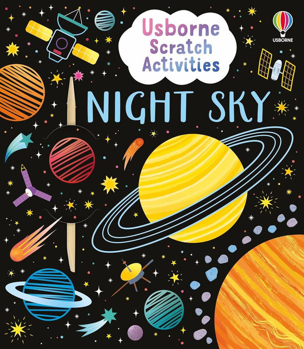 Usborne Scratch Activities: Night Sky (Paperback)