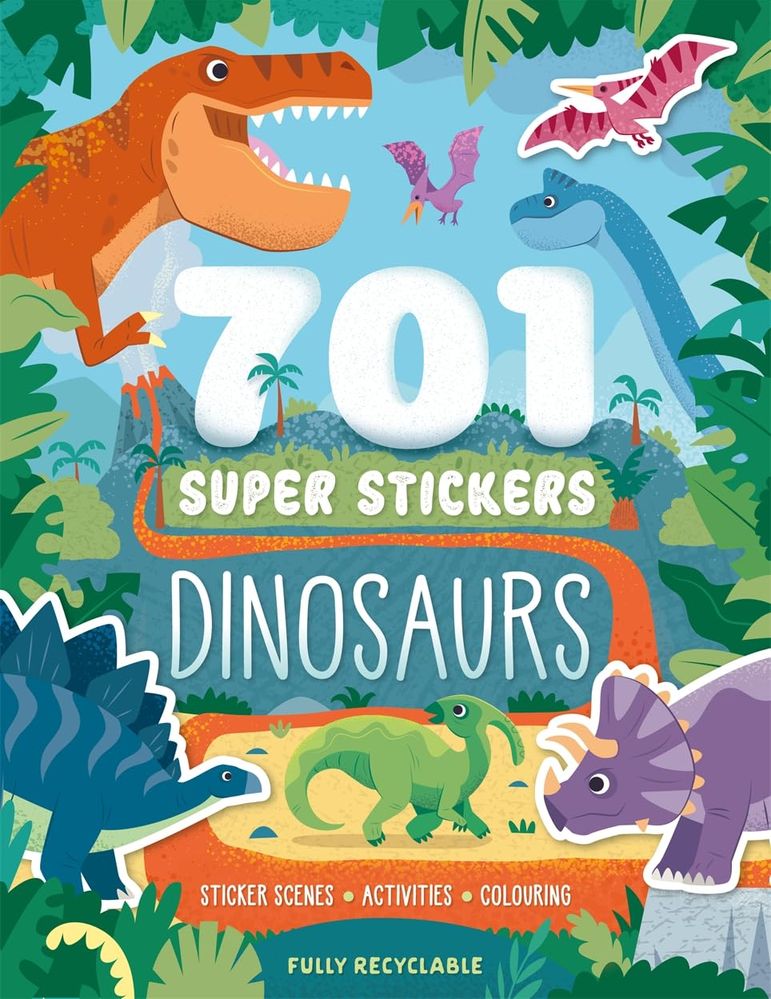 701 Super Stickers: Dinosaurs