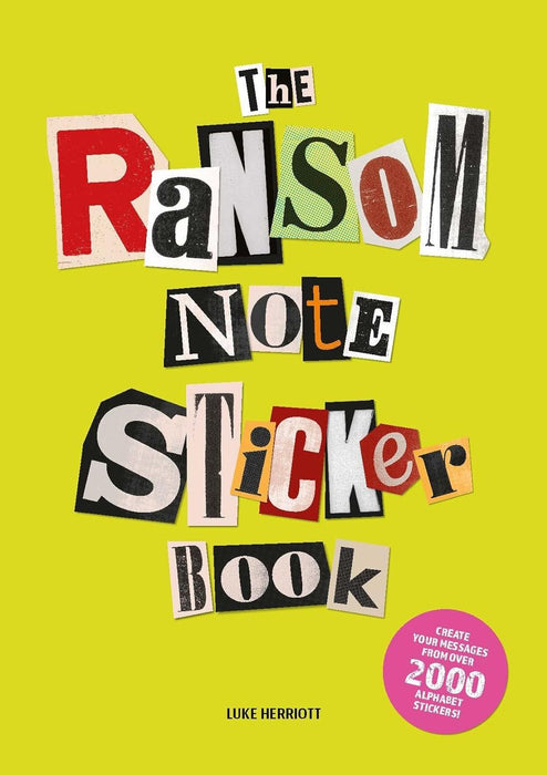 Ransom Note Sticker Book
