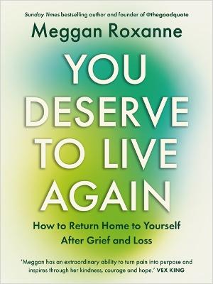 You Deserve to Live Again (Trade Paperback)