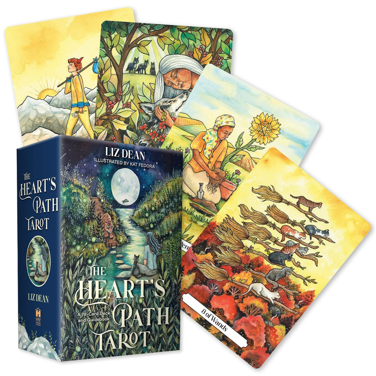 Heart's Path Tarot: A 78-Card Deck and Guideboook