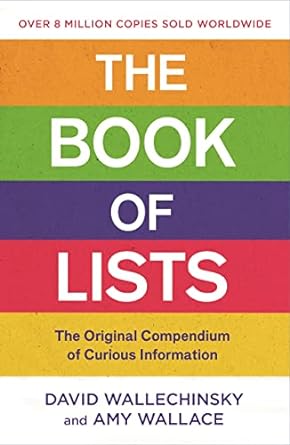 The Book Of Lists: The Original Compendium of Curious Information Paperback