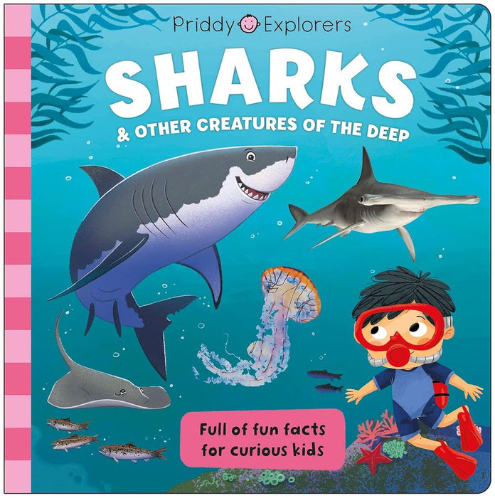 Priddy Explorers: Sharks (Board Book)