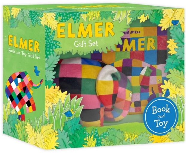 Elmer Book And Toy Gift Set