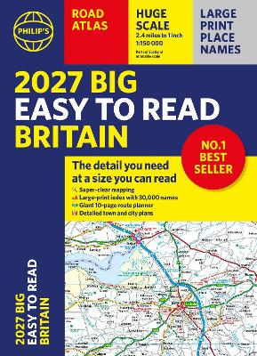 Philip's Big Easy to Read Britain Road Atlas (Paperback)