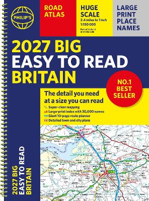 Philip's Big Easy to Read Britain Road Atlas SB
