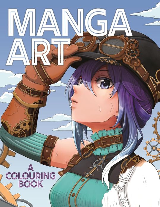 Manga Art: A Colouring Book (Paperback)