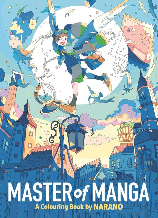 Master of Manga: A Colouring Book by Narano (Paperback)