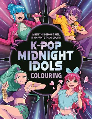 K-Pop Midnight Idols Colouring (Paperback)