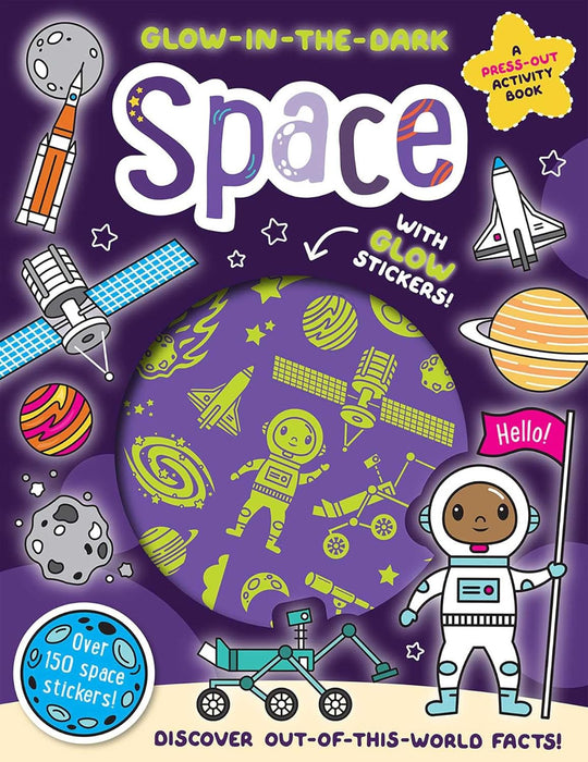 Glow-in-the-Dark Space Sticker Activity (Paperback)