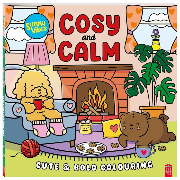 Sunny Vibes Colouring: Cosy And Calm (Paperback)