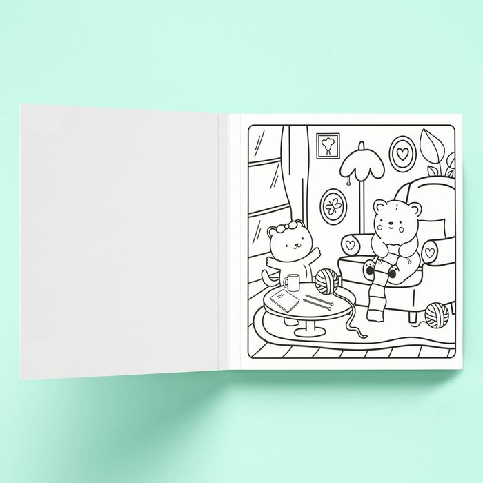 Sunny Vibes Colouring: Cosy And Calm (Paperback)