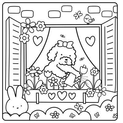 Sunny Vibes: Cosy Colouring Kit