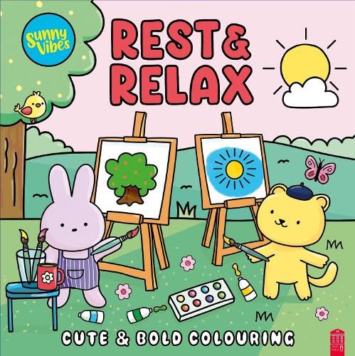 Sunny Vibes Colouring: Rest & Relax (Paperback)