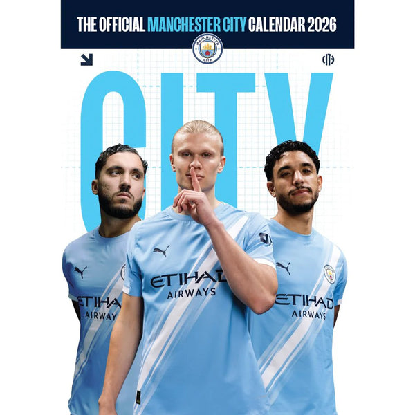 Official Manchester City FC 2026 A3 Calendar
