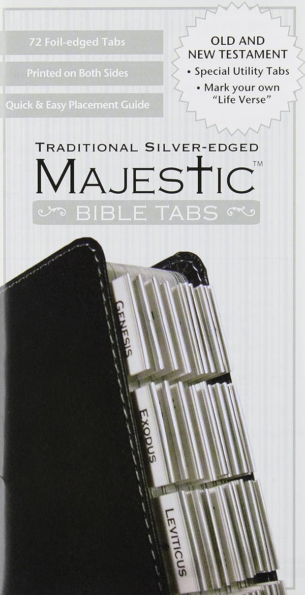 Majestic Trad Silver-Edged Bible Tabs