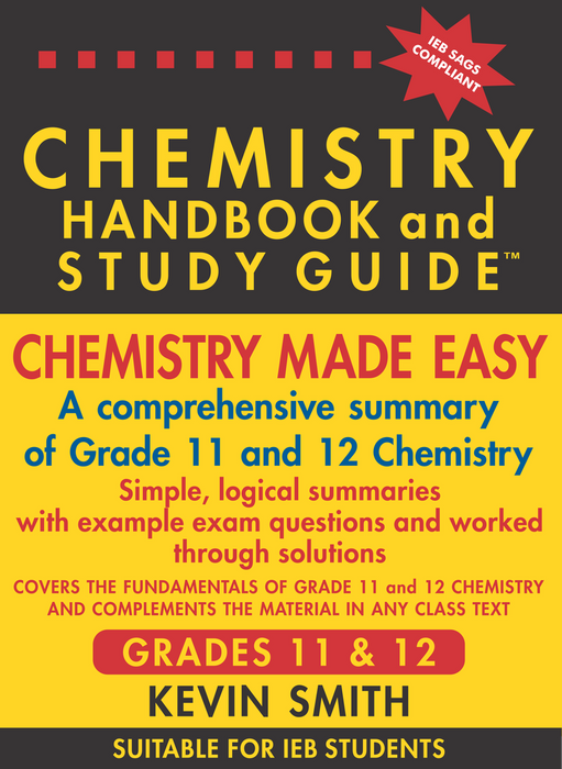 Chemistry Handbook & Study Guide: Grade 11 & 12 (Paperback)