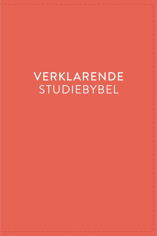 Afrikaans 1933/1953 Vertaling Koraal Egte Leer Verklarende Studiebybel (Genuine Leather)