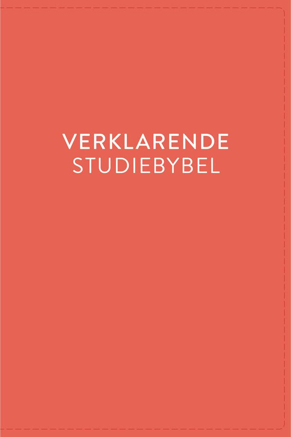 Afrikaans 1933/1953 Vertaling Koraal Egte Leer Verklarende Studiebybel (Genuine Leather)