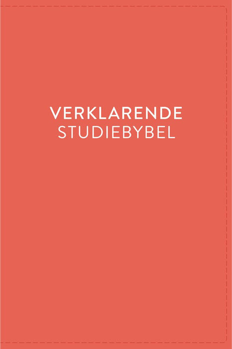 Afrikaans 1933/1953 Vertaling Koraal Egte Leer Verklarende Studiebybel (Genuine Leather)