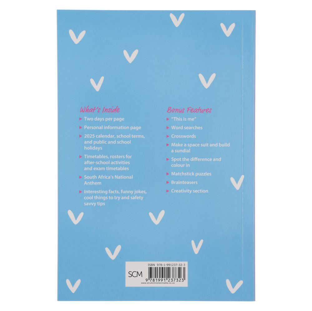 2025 School Diary Blue Specs