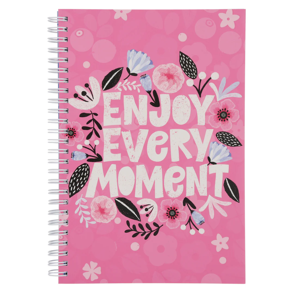 2025 Inspirational Wirebound Daily Planner: Enjoy Every Moment