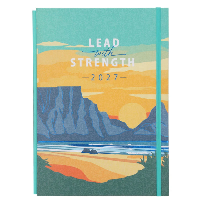 2027 Diary - Daily Planner - Lead with Strength - Quarter-Bound (Hardcover)