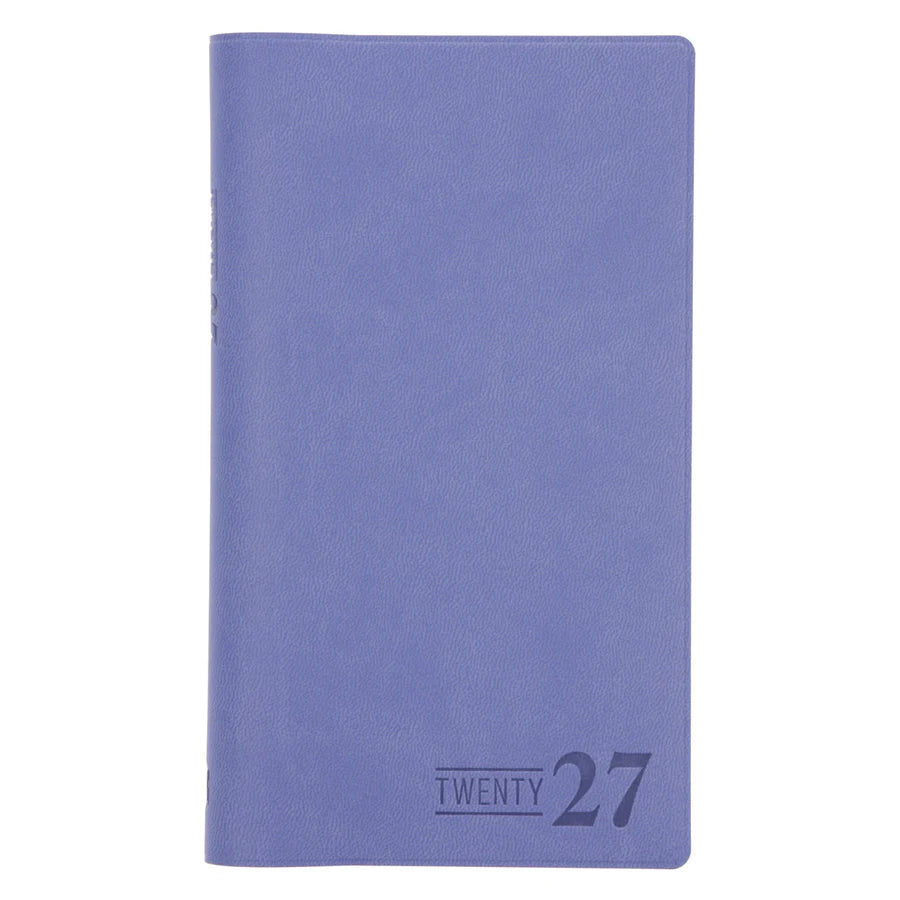 2027 Diary - 18-Month Planner and Notebook - Periwinkle - Imitation Leather