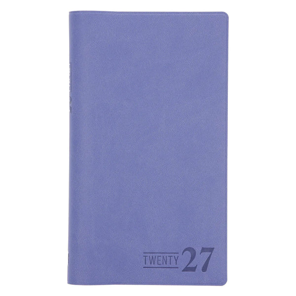 2027 Diary - 18-Month Planner and Notebook - Periwinkle - Imitation Leather