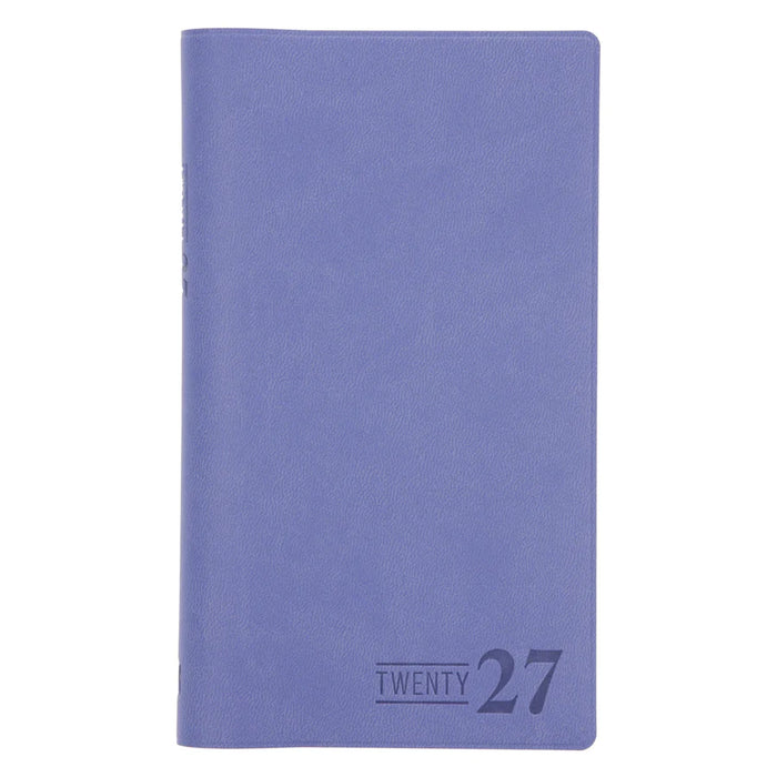 2027 Diary - 18-Month Planner and Notebook - Periwinkle - Imitation Leather