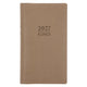 2027 Diary - 18-Month Planner and Notebook - French Beige - Imitation Leather