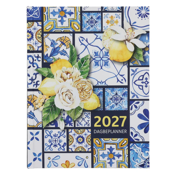 2027 Dagboek - Dagbeplanner - Leefstyl vir die Vrou - Teëls - Hardeband